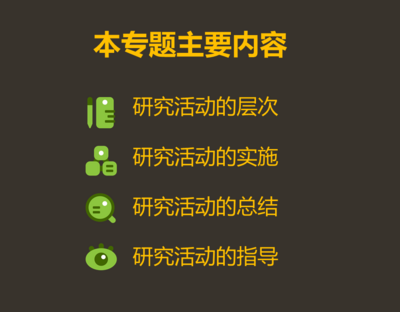 【专题简介】教师如何做研究：从问题、专题到课题——“校本研修”活动的新设计